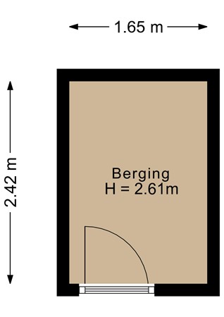 Floorplan - Neringpassage 330, 8224 JE Lelystad