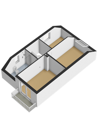 Floorplan - Hark 40, 1611 LP Bovenkarspel
