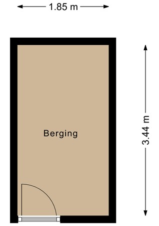 Floorplan - Marktmeesterstraat 93, 1315 GC Almere