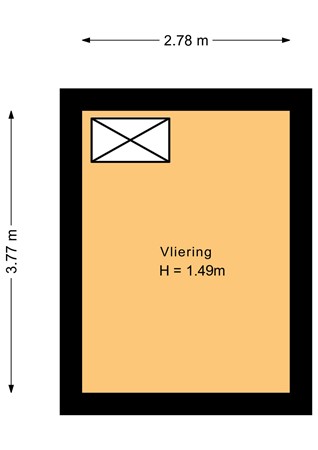 Floorplan - Colijnlaan 164, 1421 CD Uithoorn