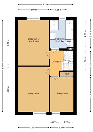 Floorplan - Arnhemplein 20, 1324 JP Almere