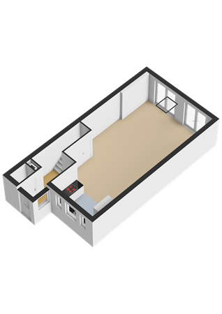 Floorplan - Murenepad 18, 1317 RV Almere