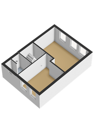 Floorplan - Murenepad 18, 1317 RV Almere