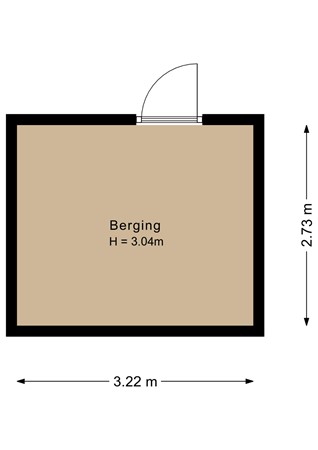 Floorplan - Murenepad 18, 1317 RV Almere