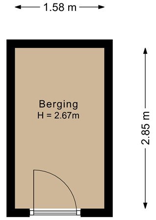 Floorplan - Urkwal 35, 1324 HN Almere