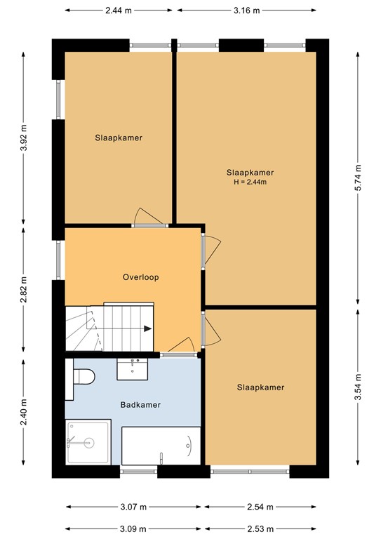 mediumsize floorplan