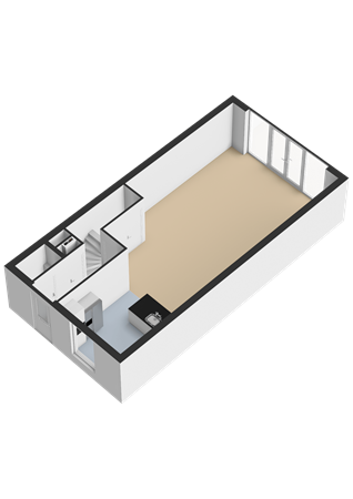 Floorplan - Kamerlingh Onnesstraat 53, 1341 BX Almere