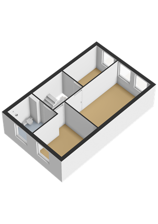 Floorplan - Kamerlingh Onnesstraat 53, 1341 BX Almere
