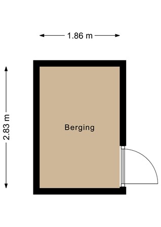 Floorplan - Kamerlingh Onnesstraat 53, 1341 BX Almere