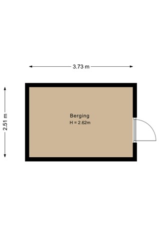 Floorplan - Raoul Dufystraat 6, 1328 PG Almere