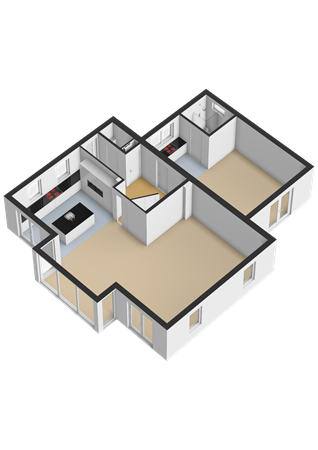Floorplan - Henry David Thoreaustraat 18, 1349 HG Almere