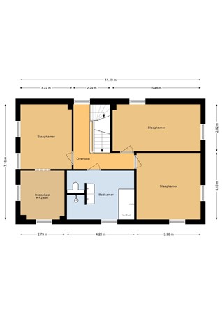 Floorplan - Henry David Thoreaustraat 18, 1349 HG Almere