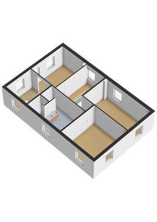 Floorplan - Henry David Thoreaustraat 18, 1349 HG Almere