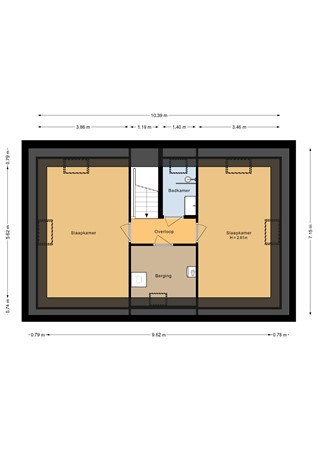 Floorplan - Henry David Thoreaustraat 18, 1349 HG Almere