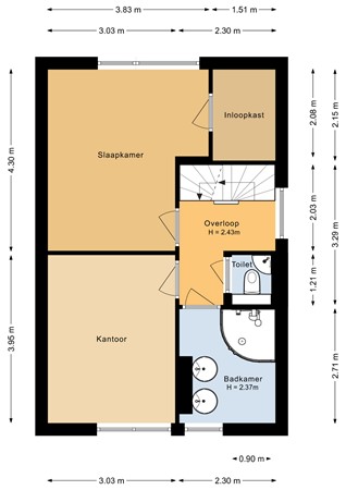 Floorplan - Tenerifestraat 7, 1339 XN Almere