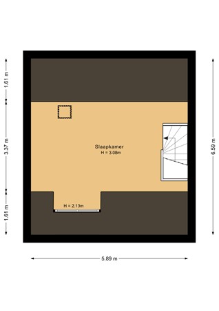 Floorplan - Breukelengracht 21, 1324 NG Almere