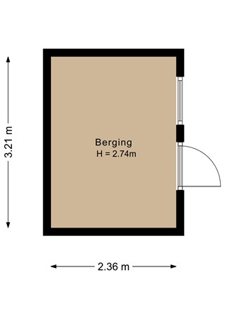 Floorplan - Breukelengracht 21, 1324 NG Almere