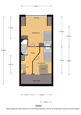 Floorplan - Meistraat 8, 1335 BZ Almere