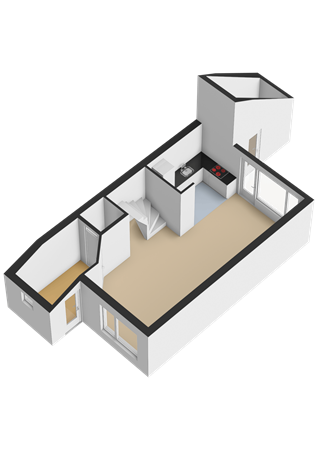 Floorplan - Hilversumpad 26, 1324 SN Almere