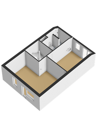 Floorplan - Hilversumpad 26, 1324 SN Almere
