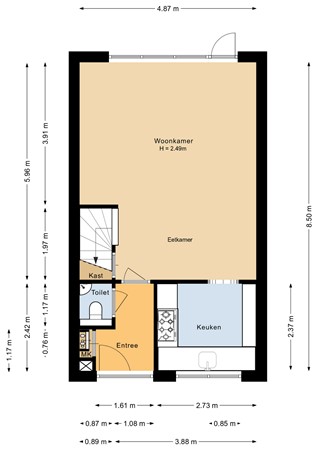 Floorplan - Heerenbeekplantsoen 6, 1333 XG Almere