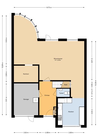 Floorplan - Jarenweg 69, 1335 CG Almere