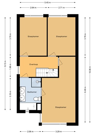 Floorplan - Jarenweg 69, 1335 CG Almere