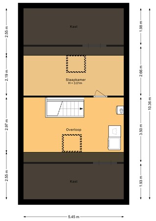 Floorplan - Jarenweg 69, 1335 CG Almere