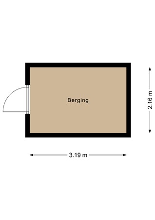 Floorplan - Texelstraat 64, 1339 TL Almere