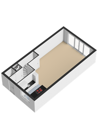 Floorplan - Nobellaan 62, 1341 BJ Almere