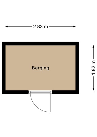 Floorplan - Nobellaan 62, 1341 BJ Almere