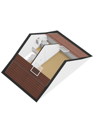 Floorplan - Spinnekopmolenstraat 14, 1333 CS Almere