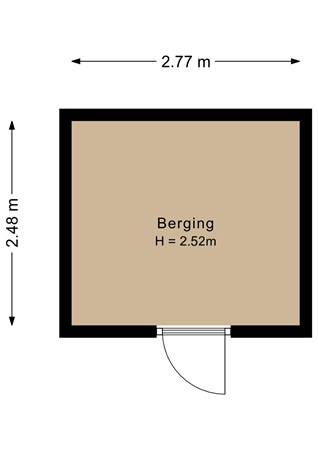 Floorplan - Spinnekopmolenstraat 14, 1333 CS Almere