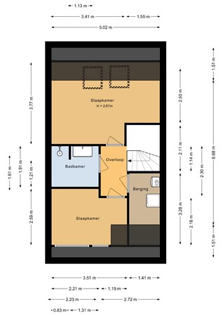 Floorplan - Burgwal 33, 1601 BB Enkhuizen