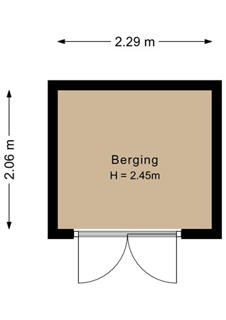 Floorplan - Burgwal 33, 1601 BB Enkhuizen