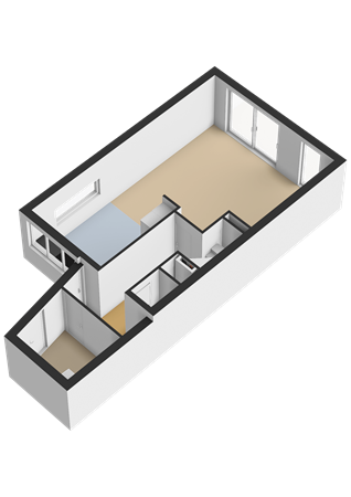 Floorplan - Okapistraat 1, 1338 JT Almere