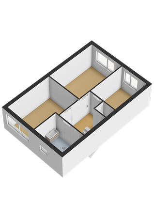 Floorplan - Okapistraat 1, 1338 JT Almere