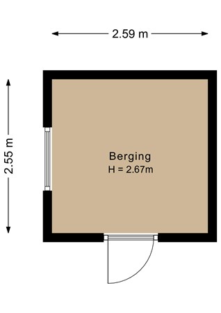 Floorplan - Jan Rijksenstraat 52, 1335 NT Almere