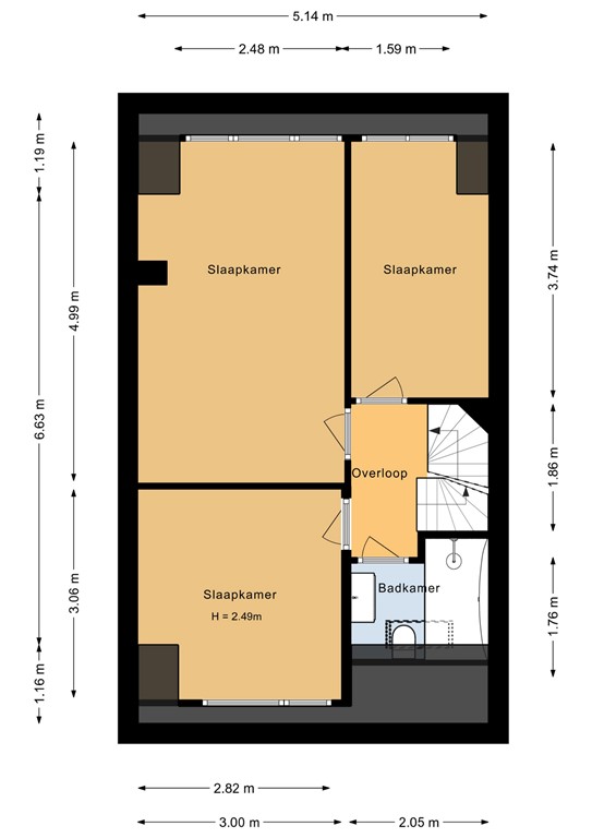 mediumsize floorplan