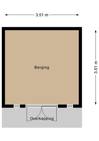 Floorplan - Tjalk 30 73, 8232 NH Lelystad