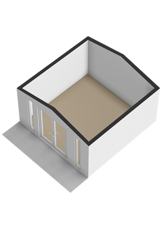 Floorplan - Tjalk 30 73, 8232 NH Lelystad