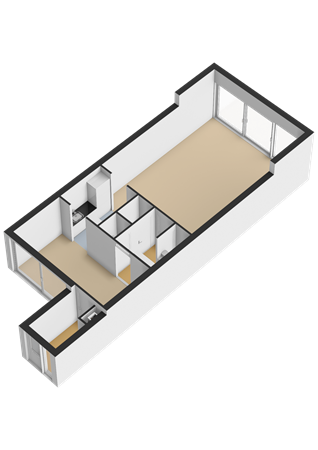 Floorplan - Raoul Dufystraat 7, 1328 PE Almere