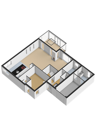 Floorplan - Septemberstraat 111, 1335 KS Almere
