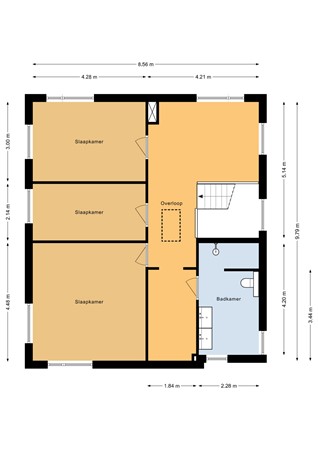 Floorplan - Septemberstraat 111, 1335 KS Almere