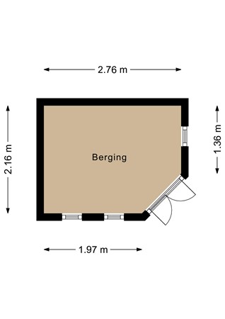 Floorplan - Septemberstraat 111, 1335 KS Almere