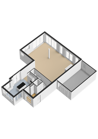 Floorplan - Bakboord 1, 1602 CA Enkhuizen