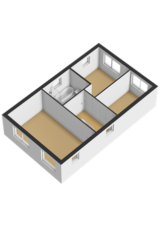 Floorplan - Bakboord 1, 1602 CA Enkhuizen