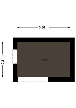 Floorplan - Bakboord 1, 1602 CA Enkhuizen