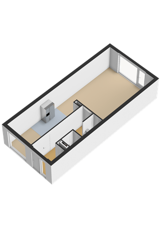 Floorplan - Grünewaldstraat 31, 1328 VB Almere