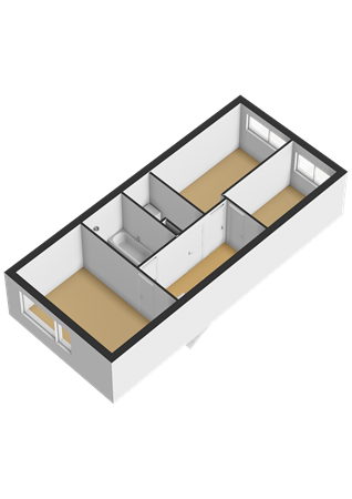 Floorplan - Grünewaldstraat 31, 1328 VB Almere